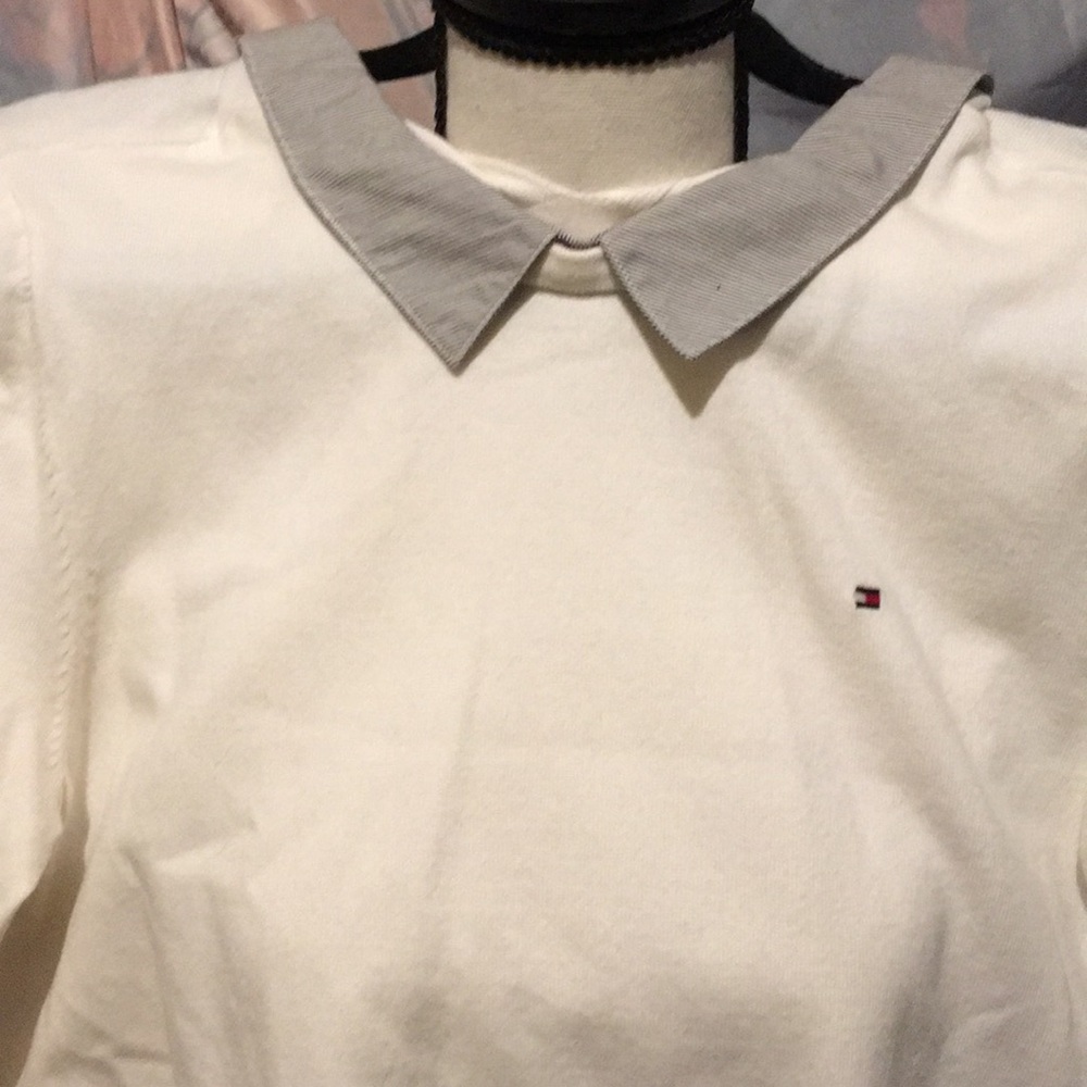 Tommy Hilfiger long sleeved light sweater sz L d19